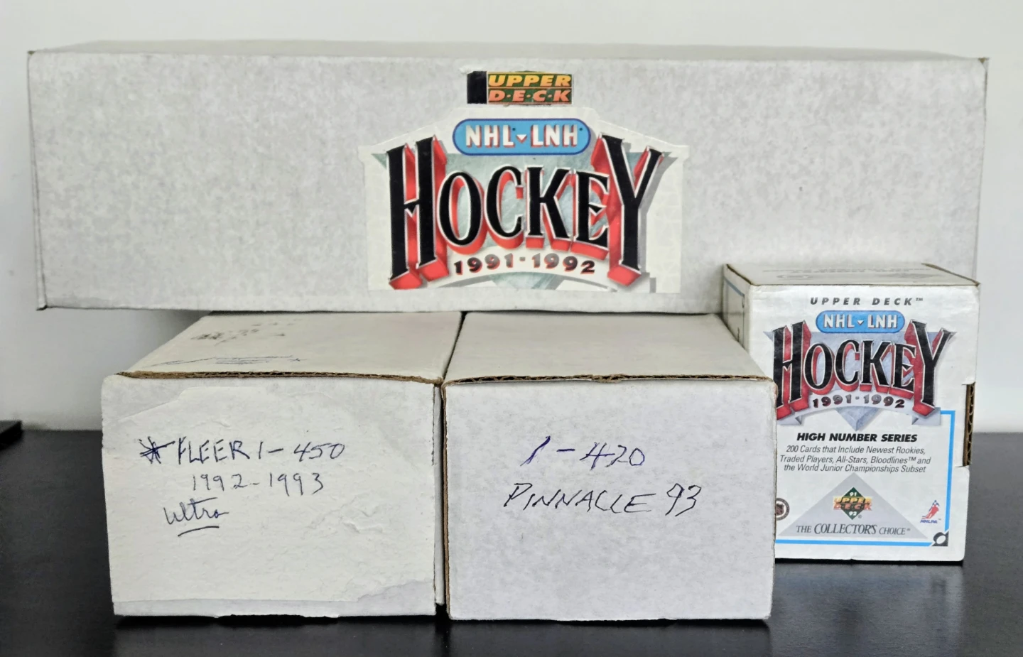 1991-93 Hockey Card Sets, Upperdeck, Ultra, Pinnacle