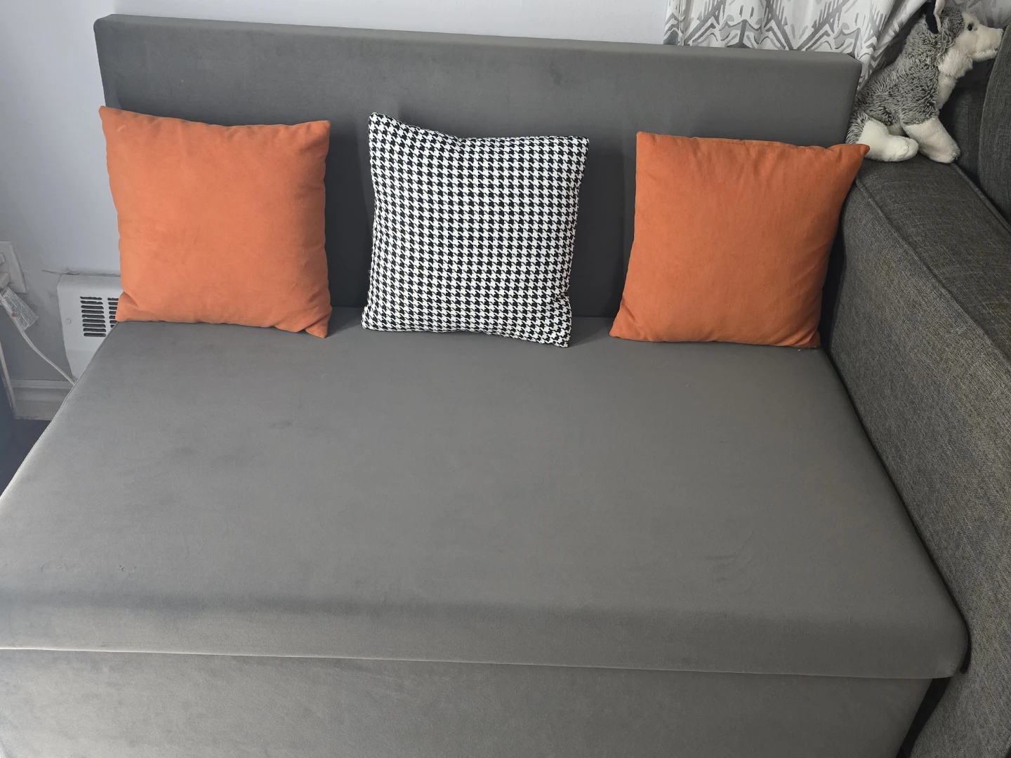 Grey Sofa Bed - photo 2