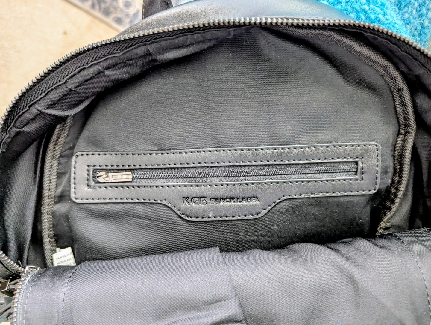 KGB Black Label Leather Backpack - photo 3