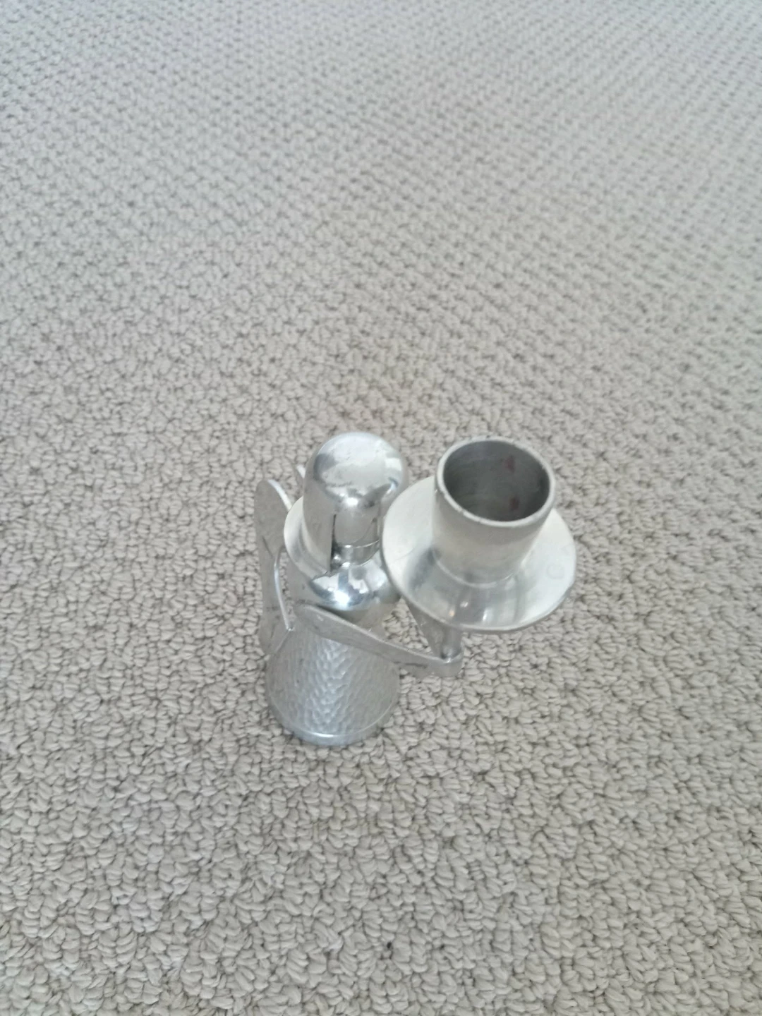 Vintage Banka Tin Angel Candle Holder ⚽ - photo 4
