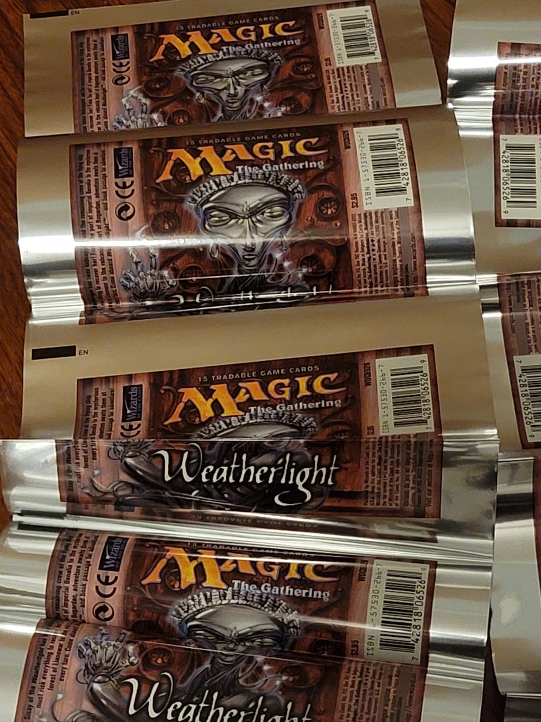 ⚽Magic: The Gathering Weatherlight Booster Packs - photo 2