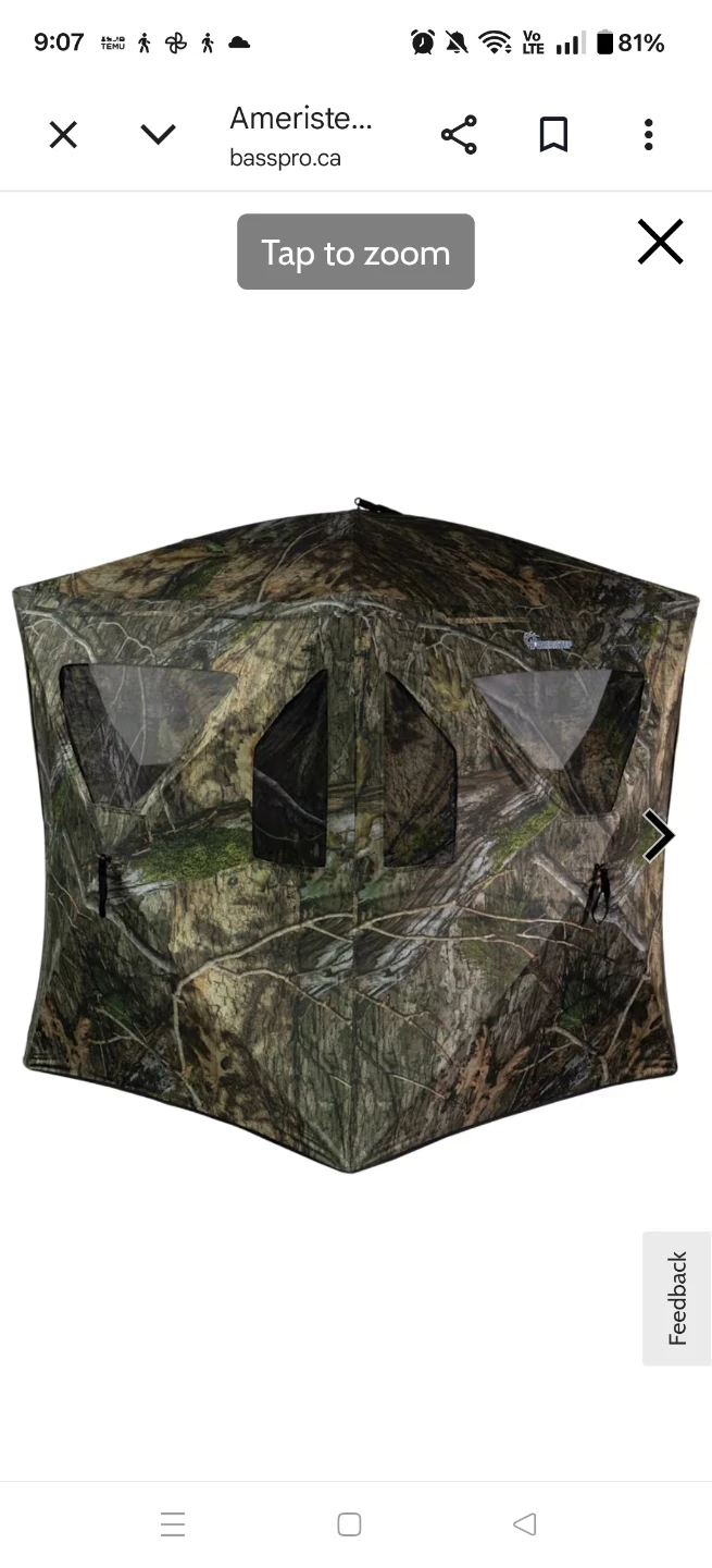 Ameristep Brickhouse Hub-Style Ground Blind