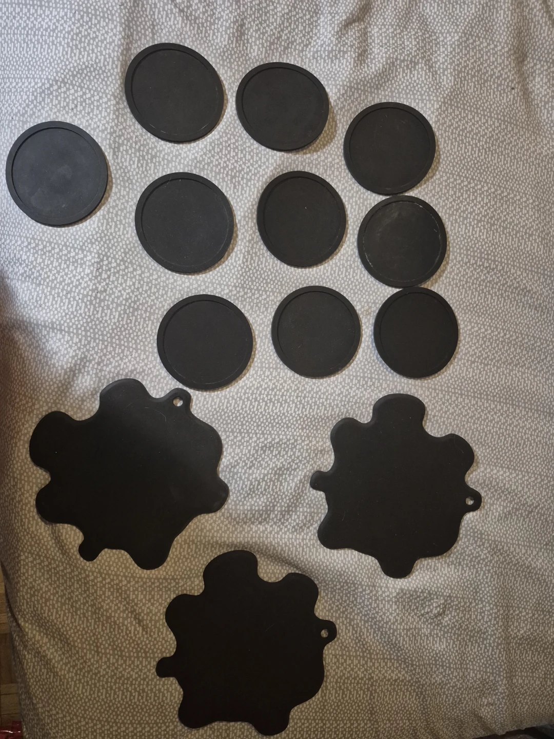 Set of Black Coasters