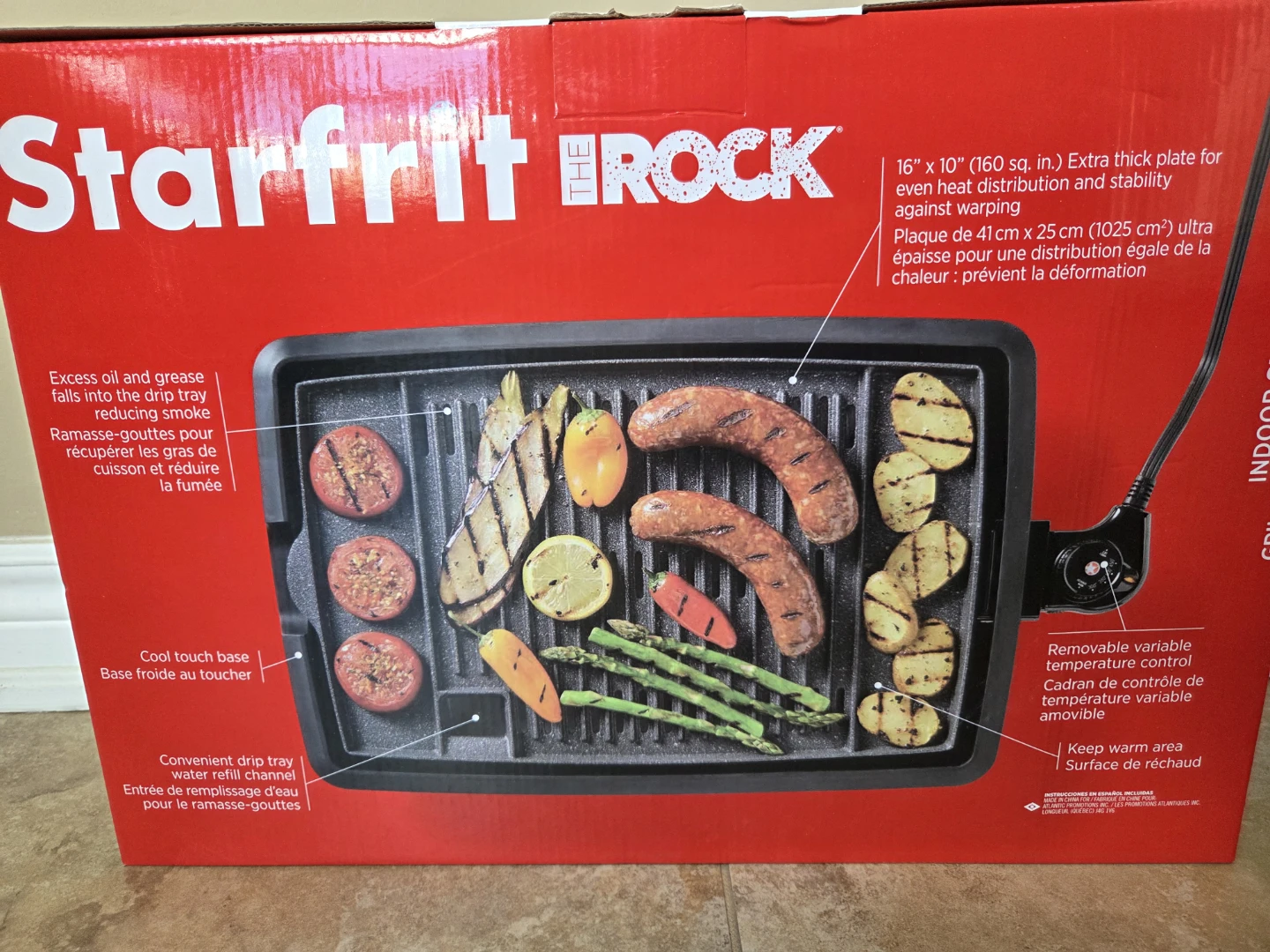Starfrit The Rock Indoor Smokeless BBQ Grill - photo 2