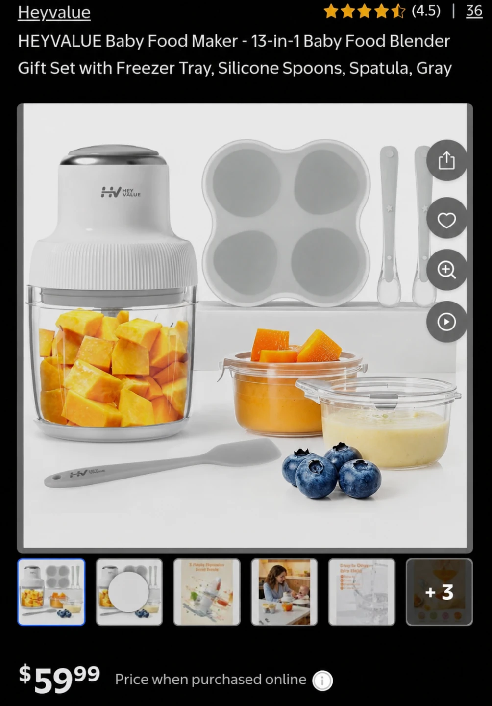 HEYVALUE Baby Food Maker Set - photo 3