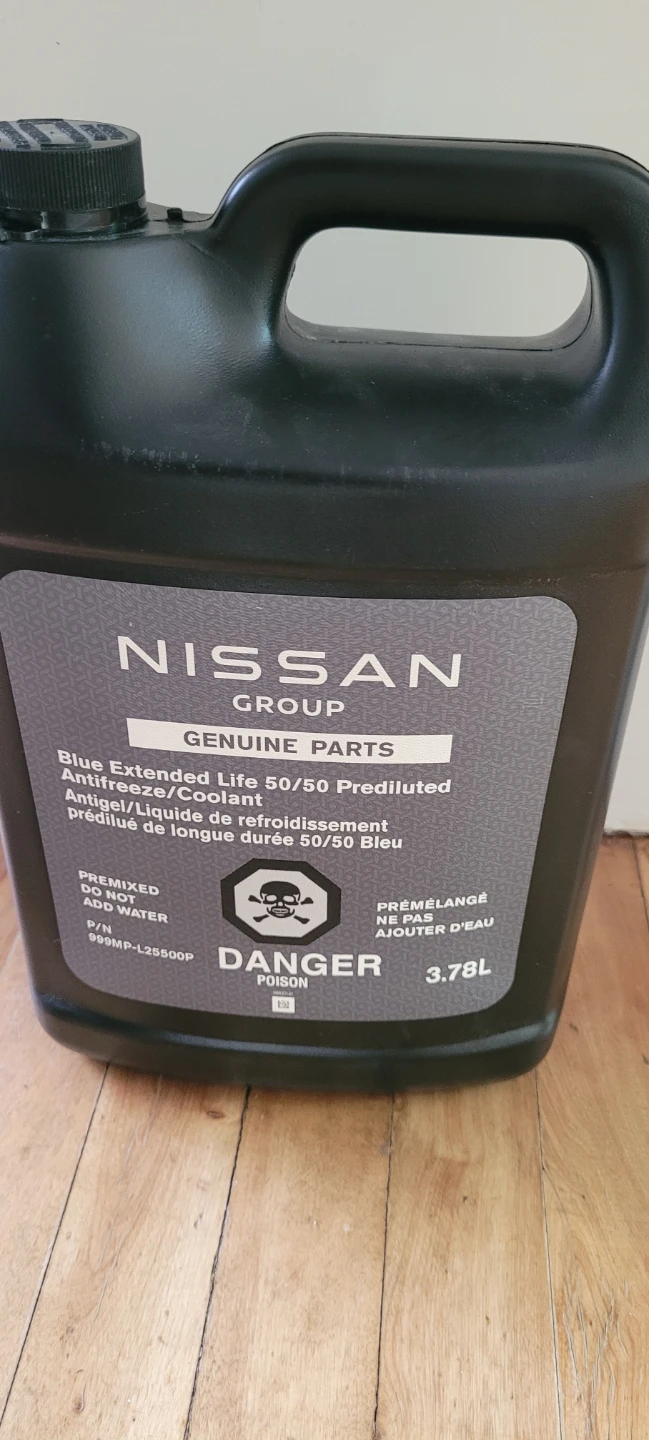 Nissan Blue Extended Life 50/50 Prediluted Antifreeze/Coolant