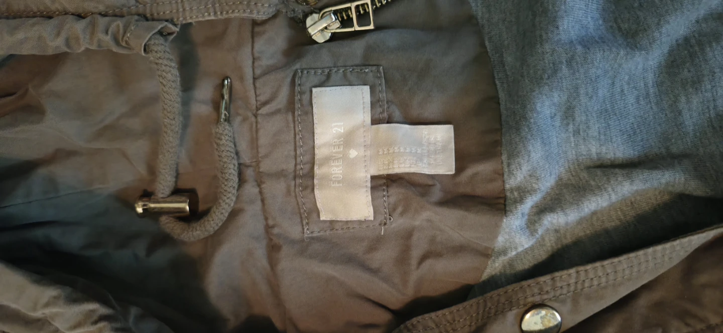Forever 21 Olive Green Drawstring Anorak Jacket - photo 2