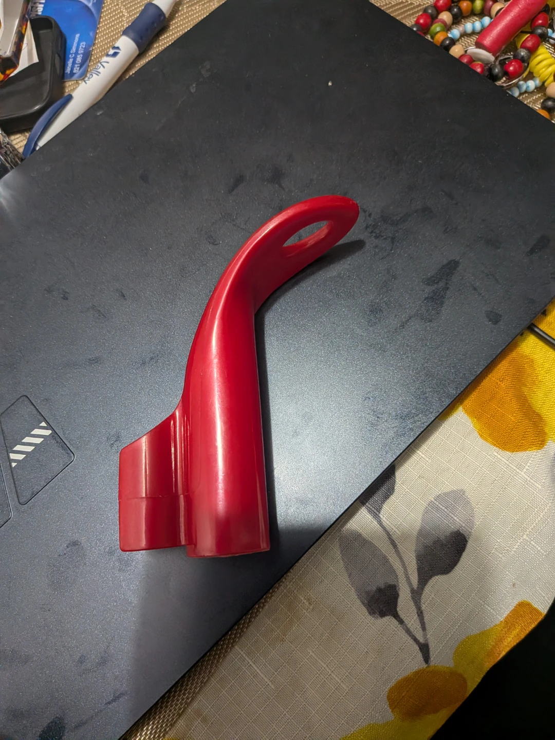 Red Kitchen Utensil Handle Grip
