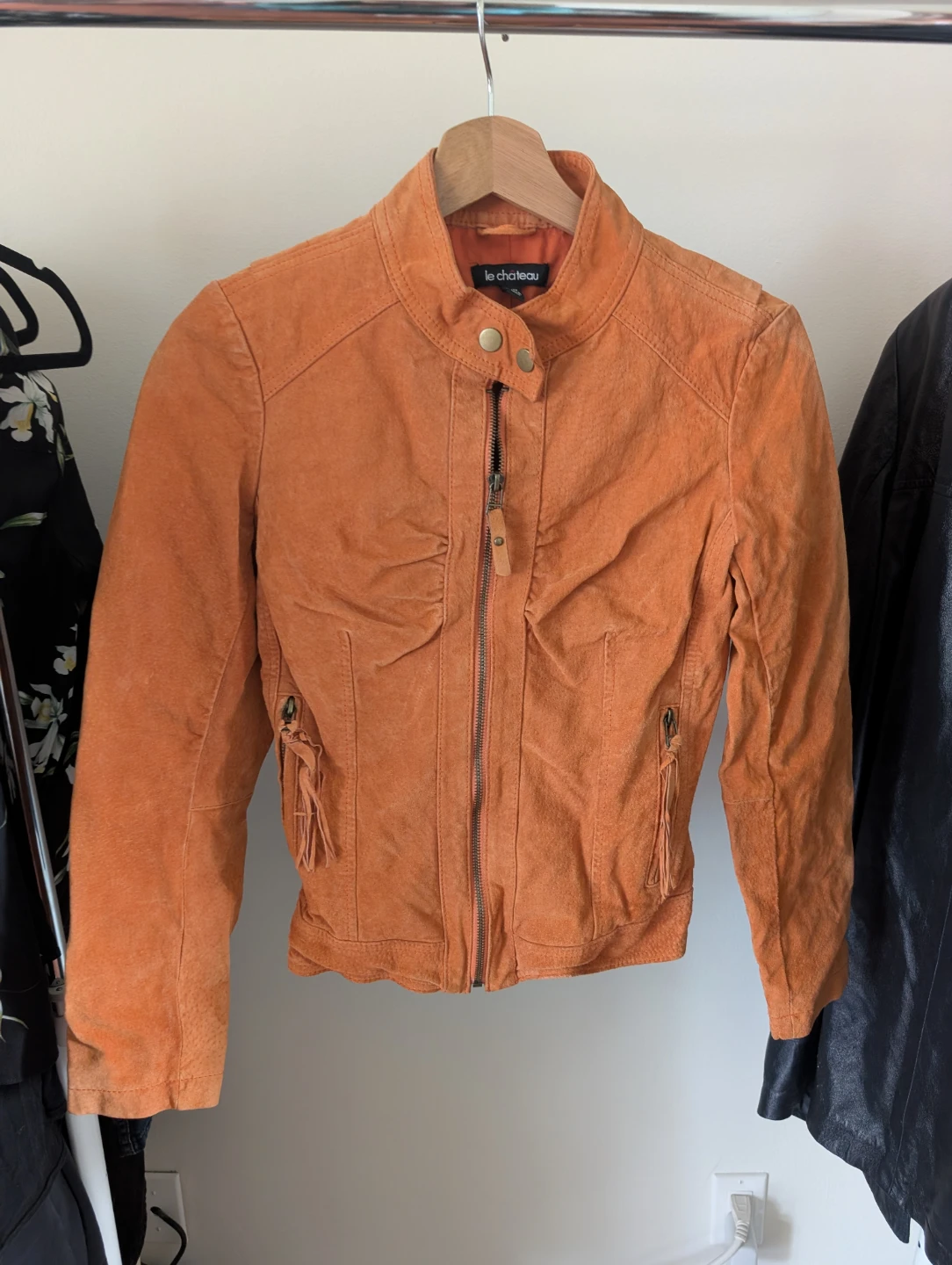 Le Château Orange Suede Jacket XS/TP