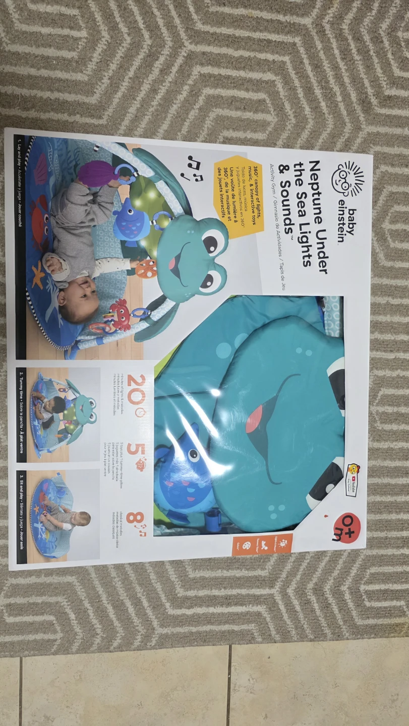 Baby Einstein Neptune Under the Sea Lights & Sounds Activity Gym