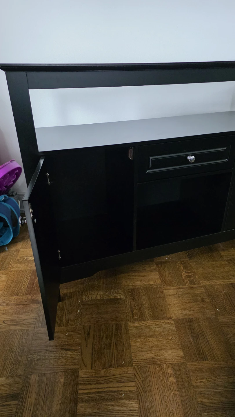 Bar/Coffee Cabinet with Drawers and Doors - photo 2