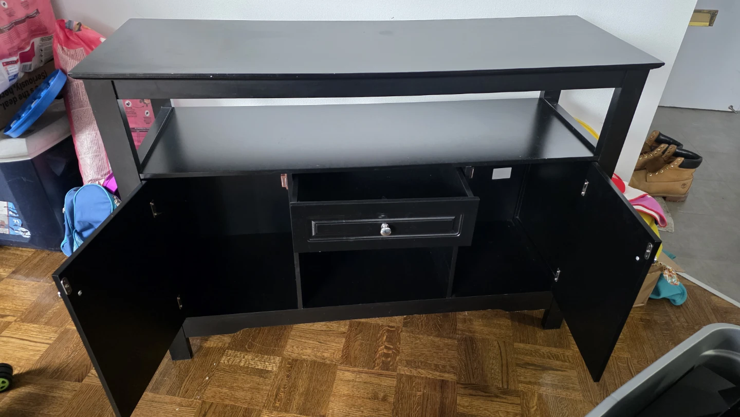 Bar/Coffee Cabinet with Drawers and Doors - photo 3