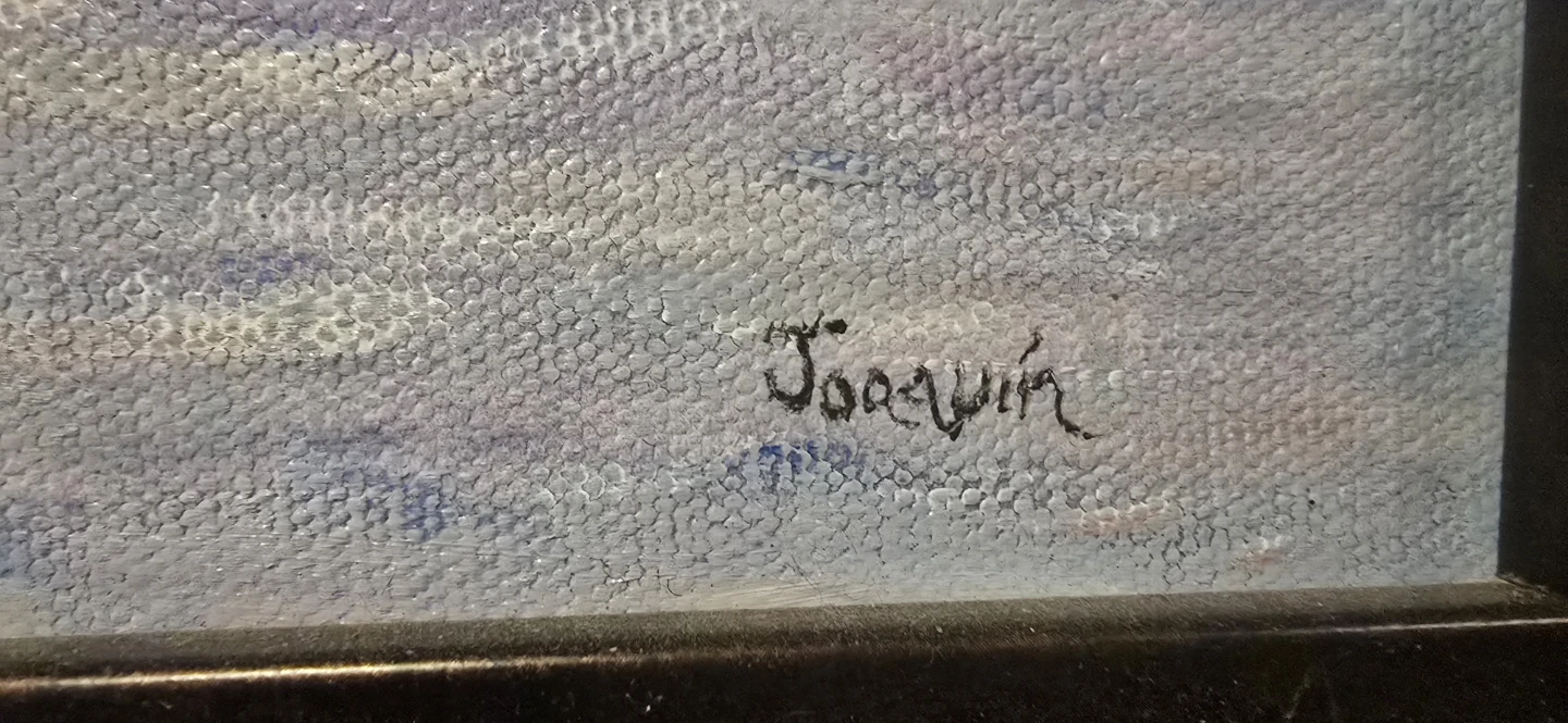 Oil Painting of a Speedboat by Joaquin - photo 5
