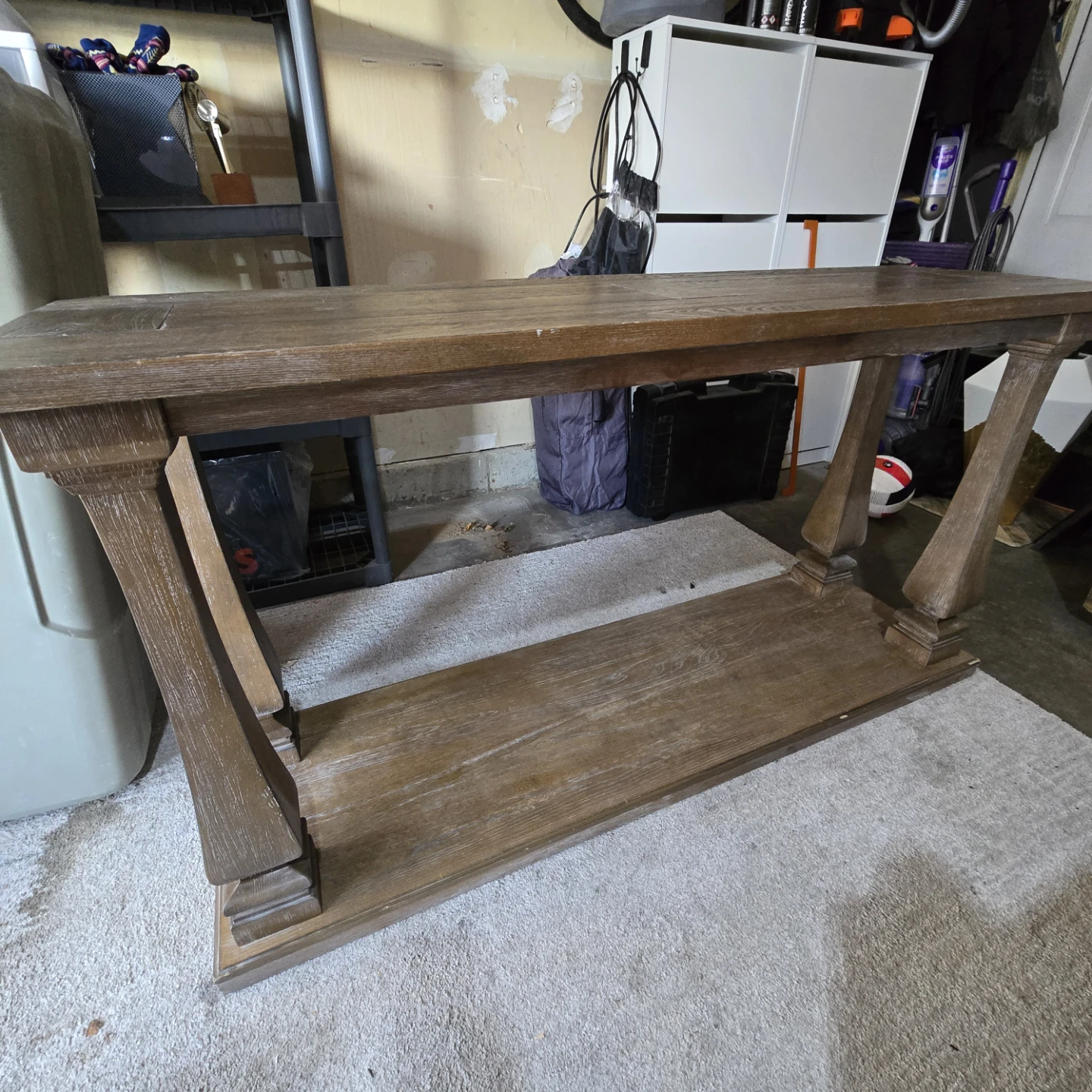Wooden Console Table - photo 2