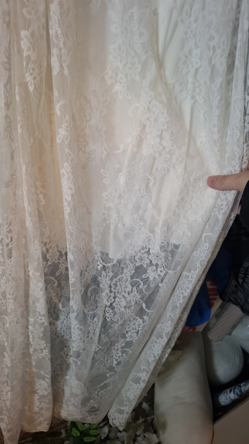 White Lace Bell Sleeve Maternity Dress - photo 2