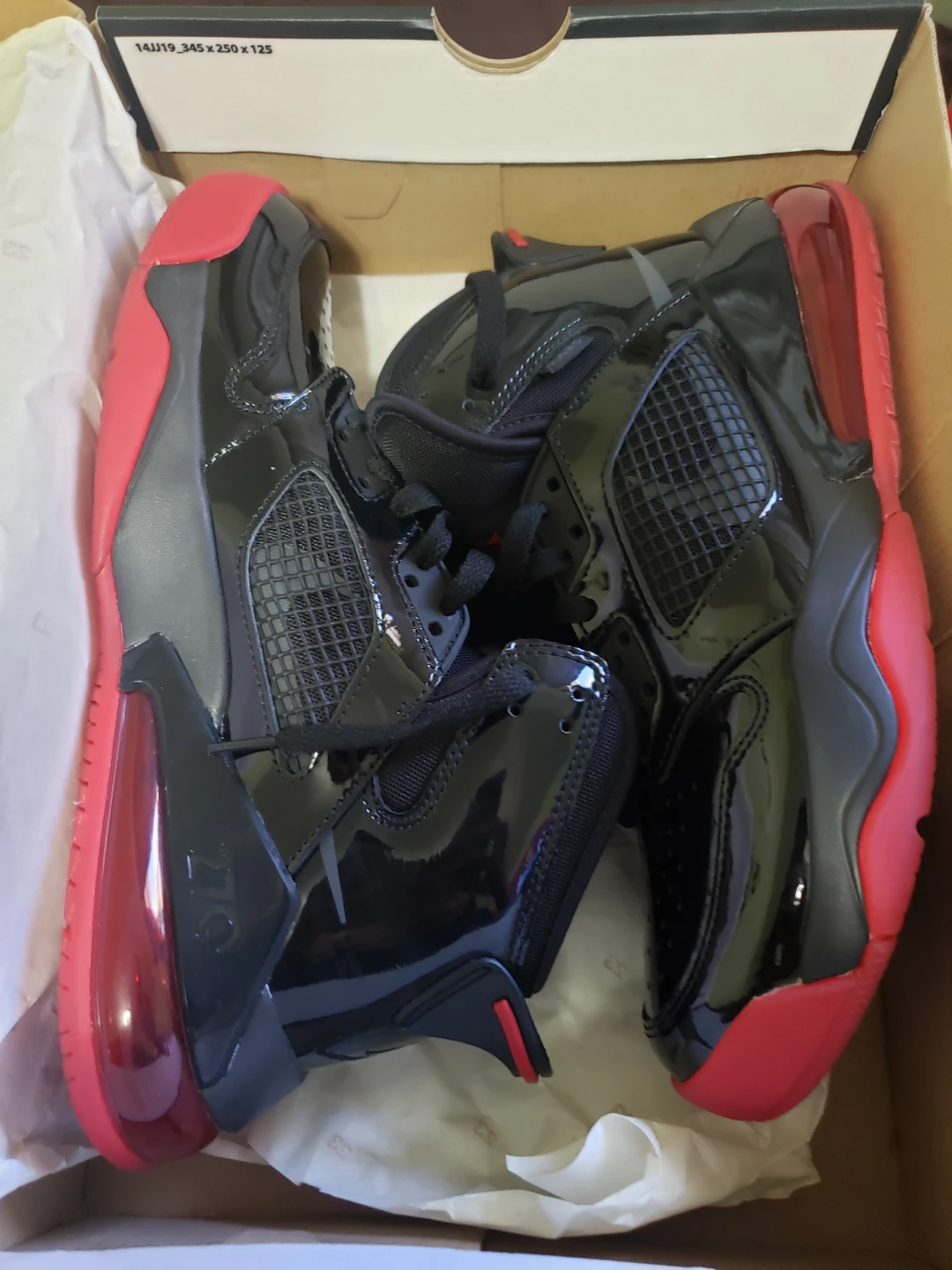Jordan Mars 270 Black/Anthracite-Gym Red Shoes