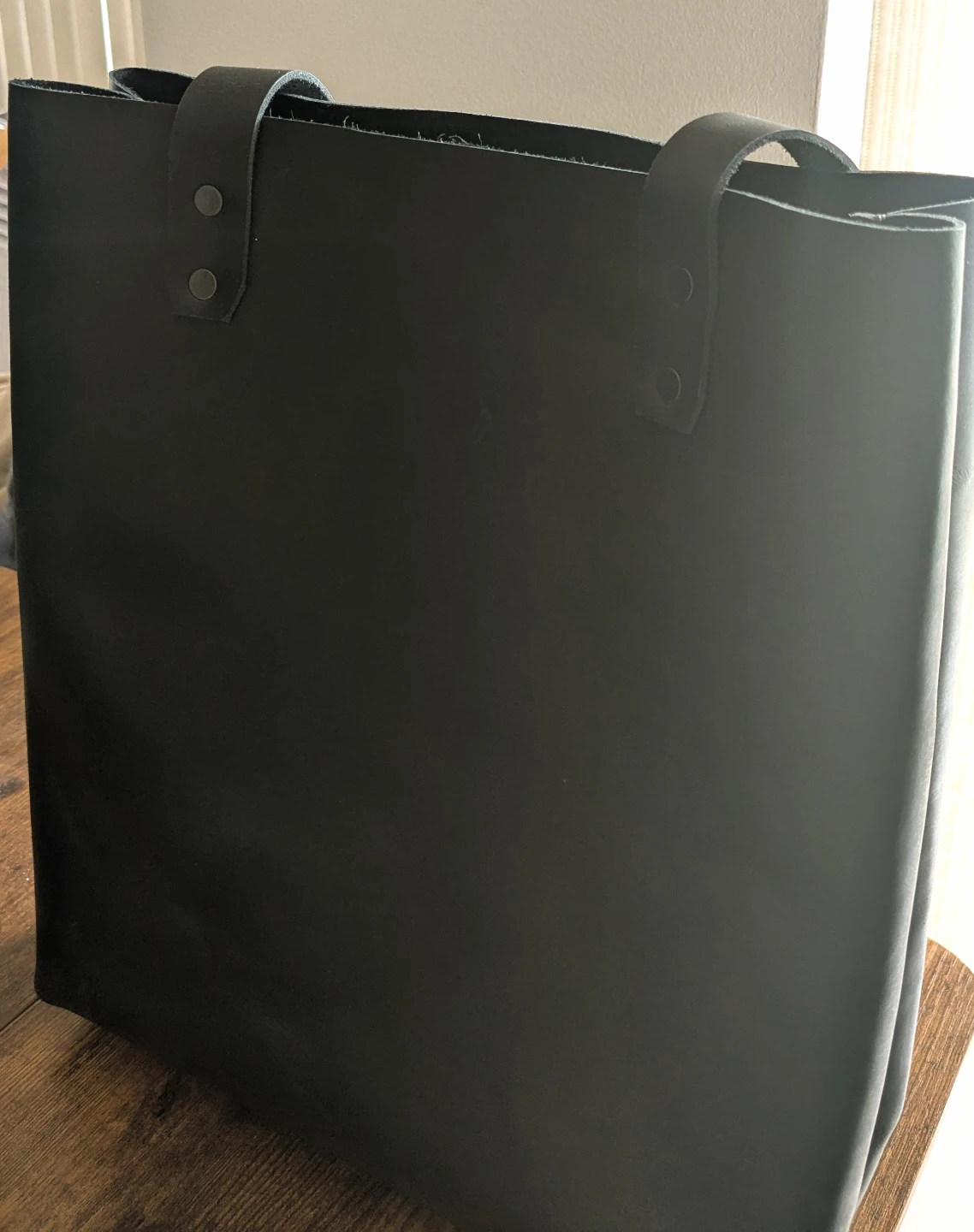 Brand New Handmade Calf Leather Minimalist Tote Bag