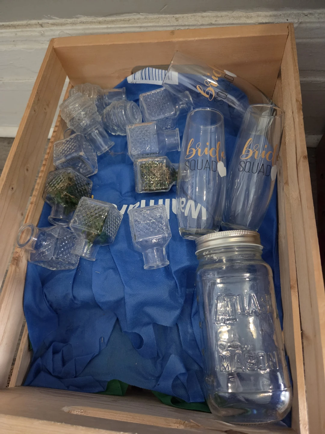 Assorted Clear Glass Mini Vases and Jars - photo 3