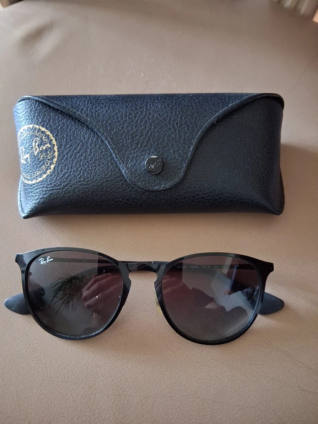 Ray-Ban Erika Metal Sunglasses Black / Grey Gradient