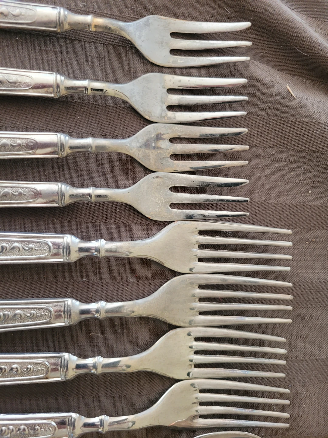 Service for 4 Silver Plate 16 pirces Flameware Utensils Set - photo 3