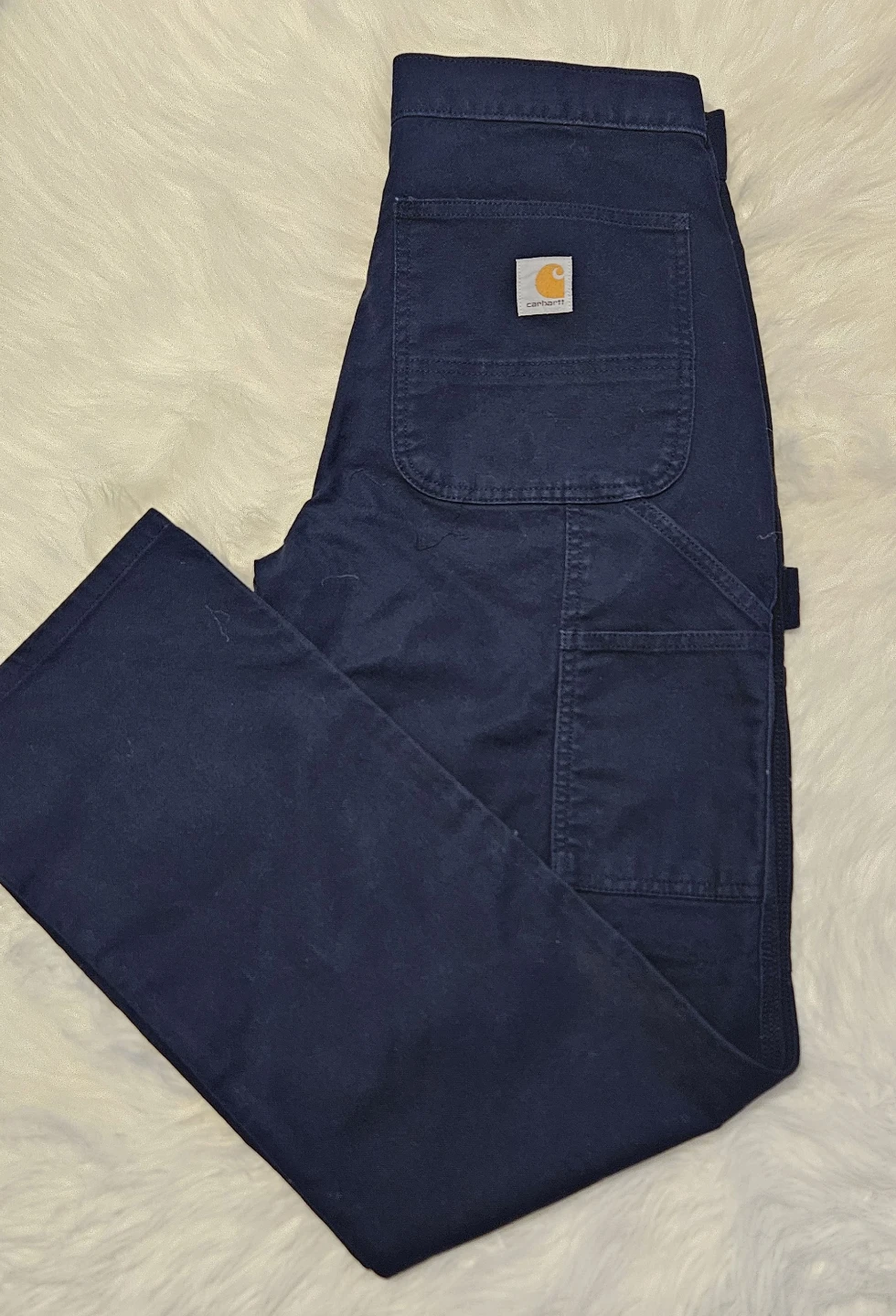 Carhartt Relaxed Fit Carpenter Pants Navy Blue