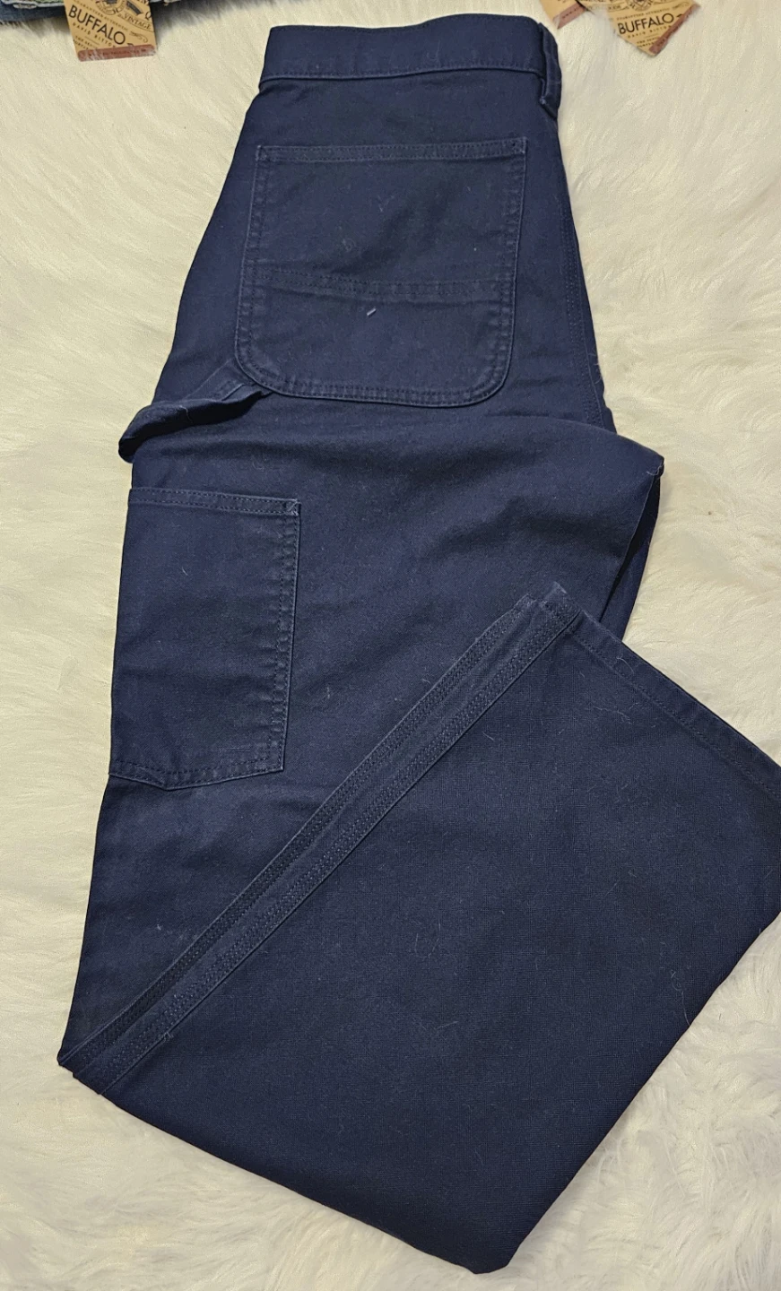 Carhartt Relaxed Fit Carpenter Pants Navy Blue - photo 2