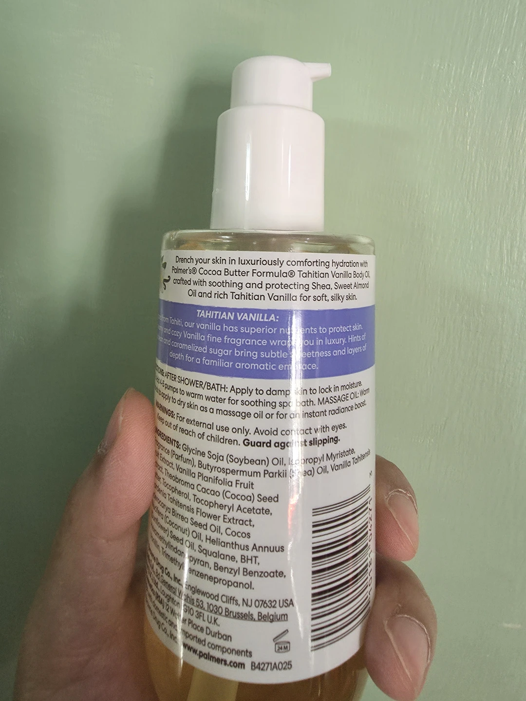 Palmer's Cocoa Butter Formula Tahitian Vanilla Body Oil ⚽️ - photo 2