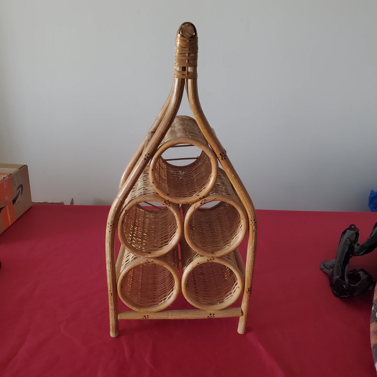 Wicker Wine Rack - photo 2