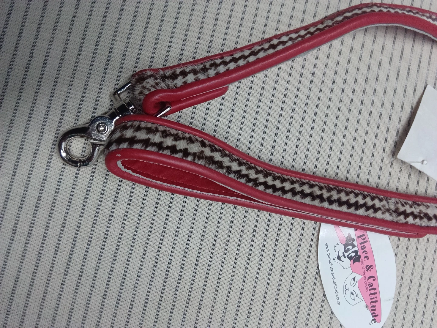 Bark Place & Cattitude Red Dog Leash