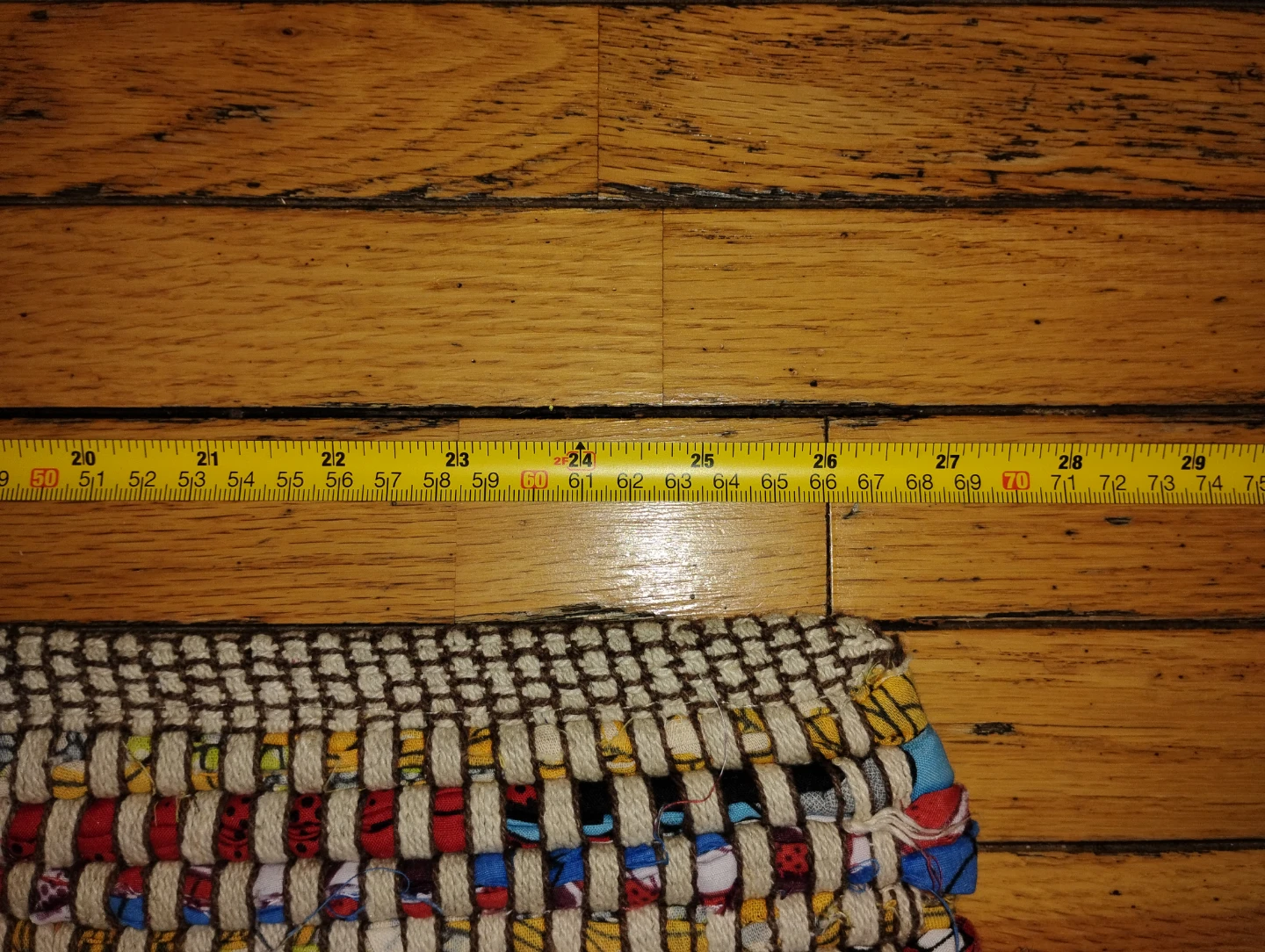 Rag Rug - Multi-colour Woven Floor Mat - photo 3