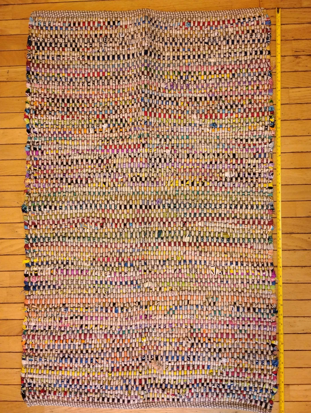 Rag Rug - Multi-colour Woven Floor Mat - photo 4