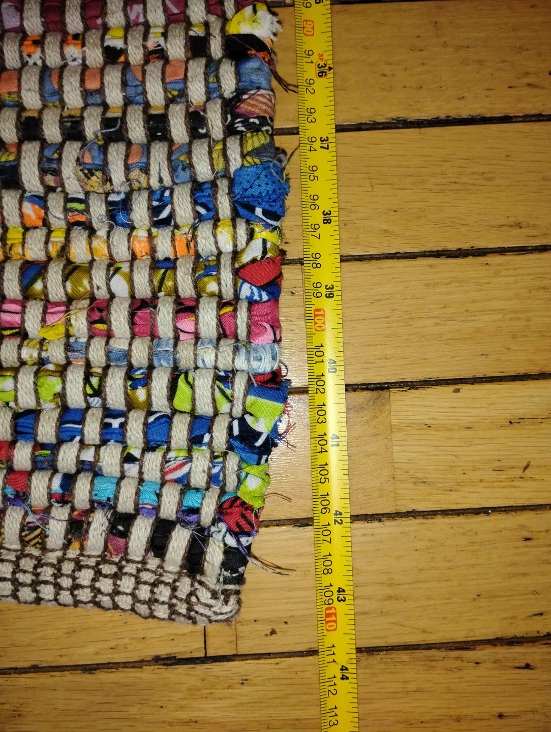 Rag Rug - Multi-colour Woven Floor Mat - photo 5