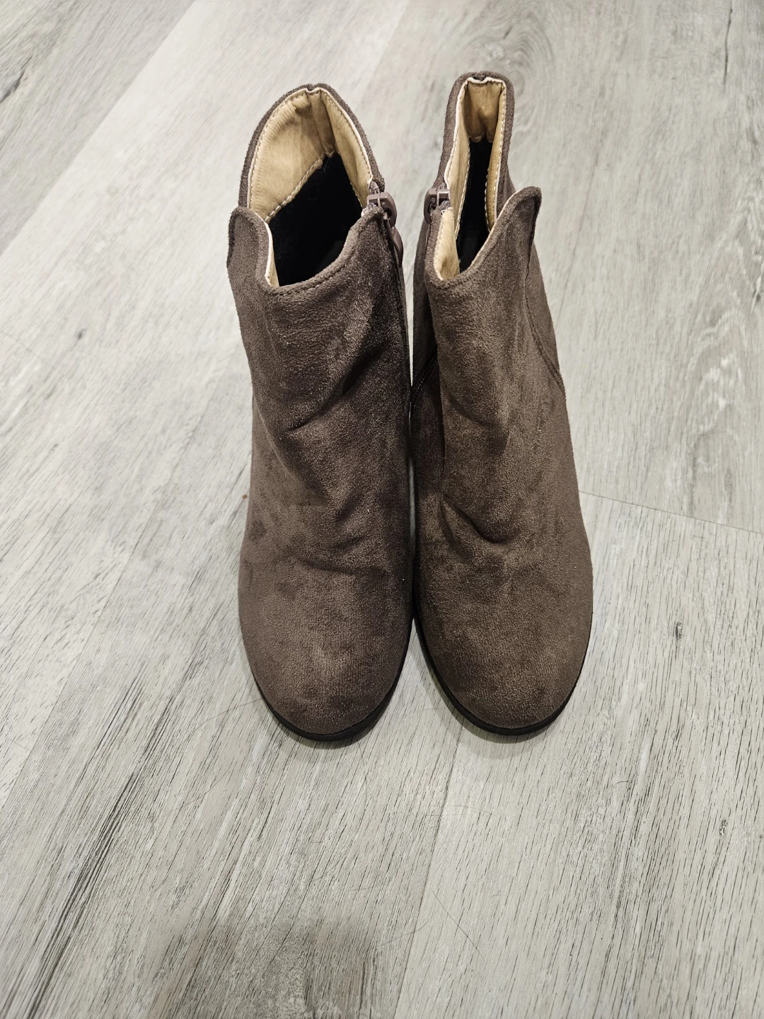 Brown Wedge Ankle Boots - photo 2