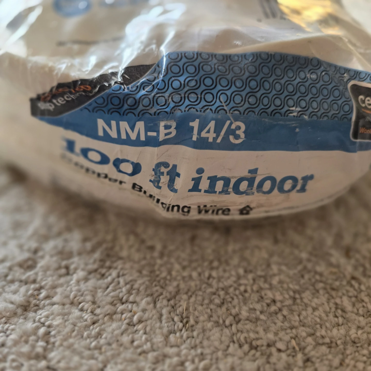 CerroWire NM-B 14/3 100 ft Indoor Copper Building Wire - photo 2