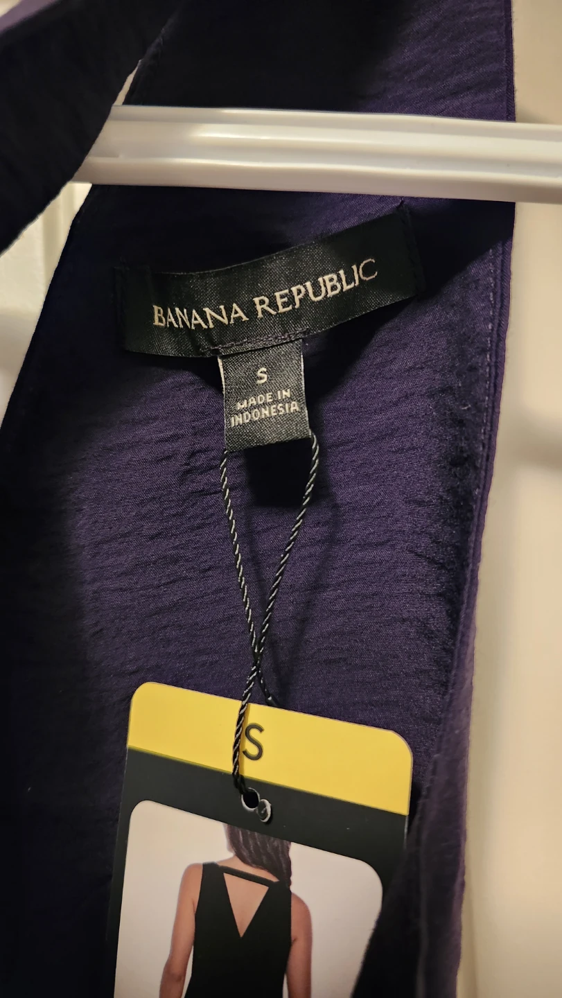 Banana Republic Black Sleeveless V-Neck Dress ⚽ - photo 3
