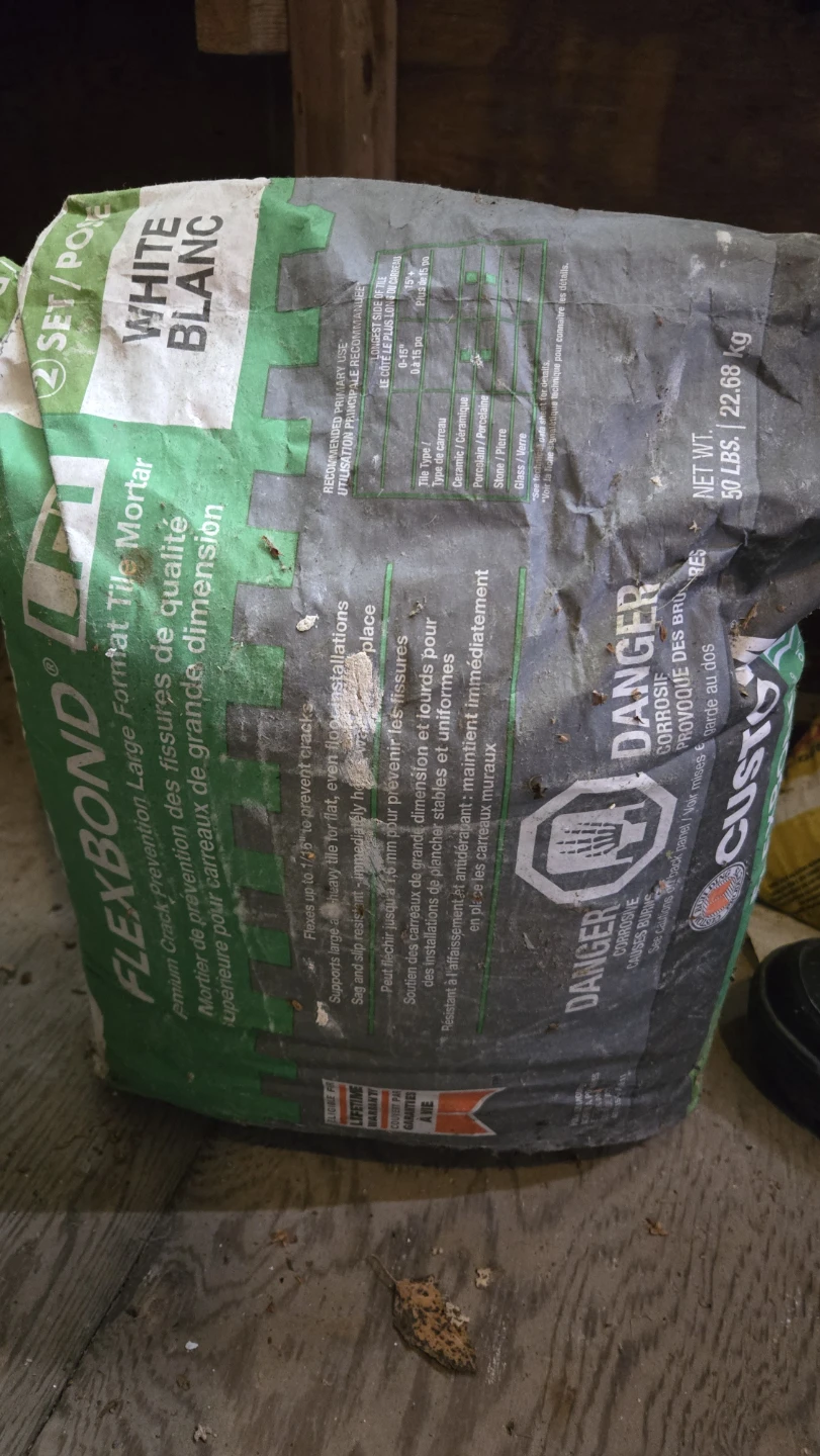 FlexBond White Premium Crack Prevention Tile Mortar 50 lbs