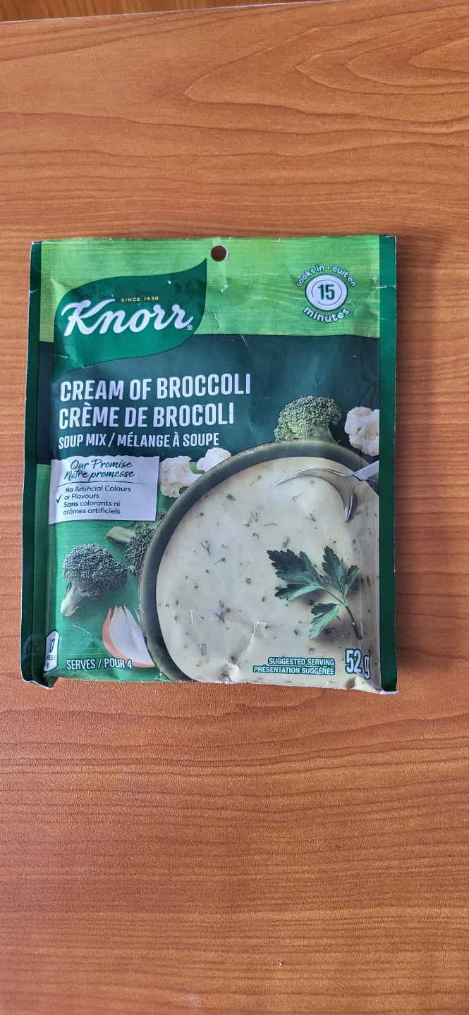 Knorr Cream of Broccoli Soup Mix 52g