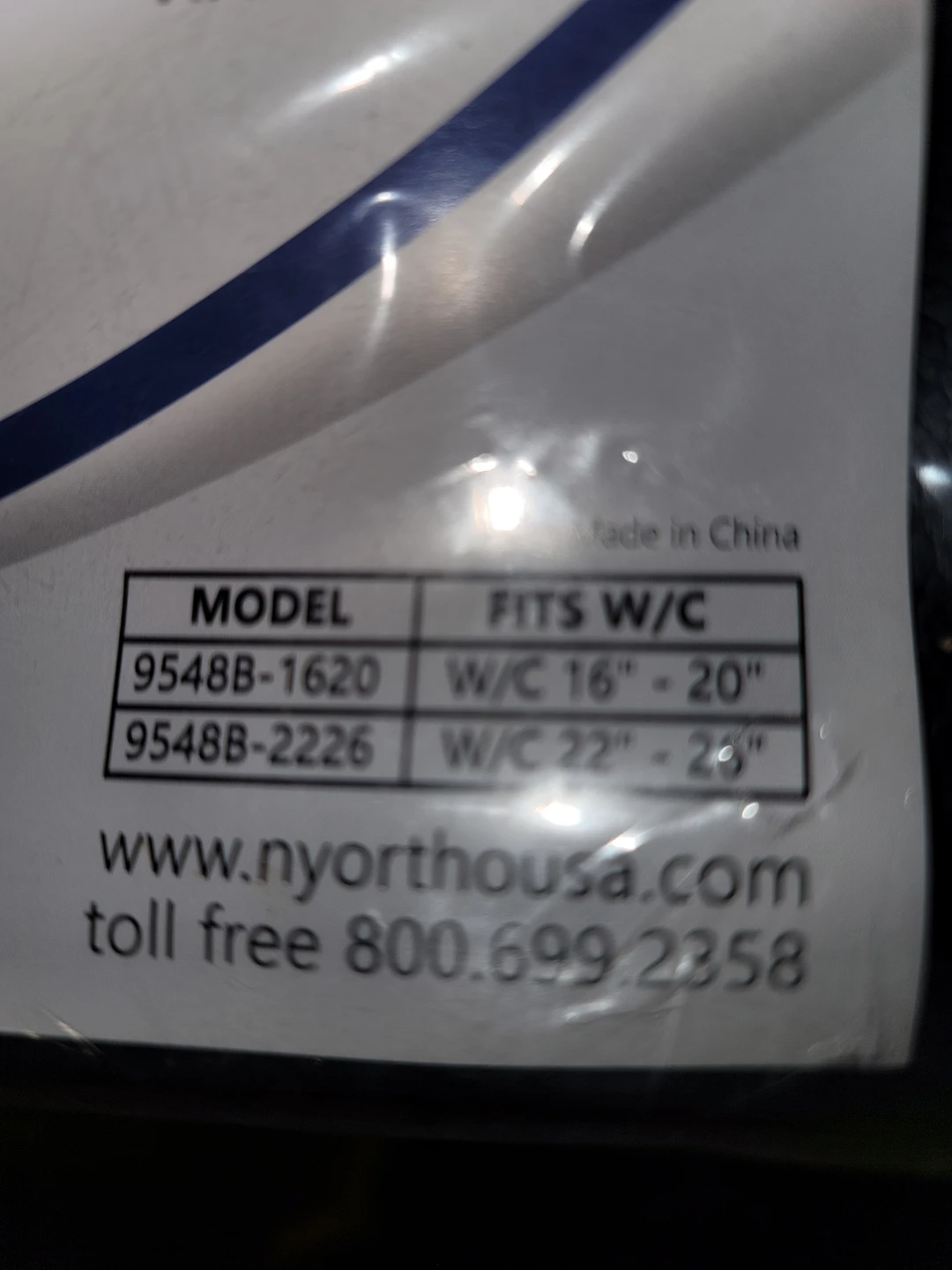 NYOrtho Wheelchair Footrest Bag 9548B-1620 - photo 4