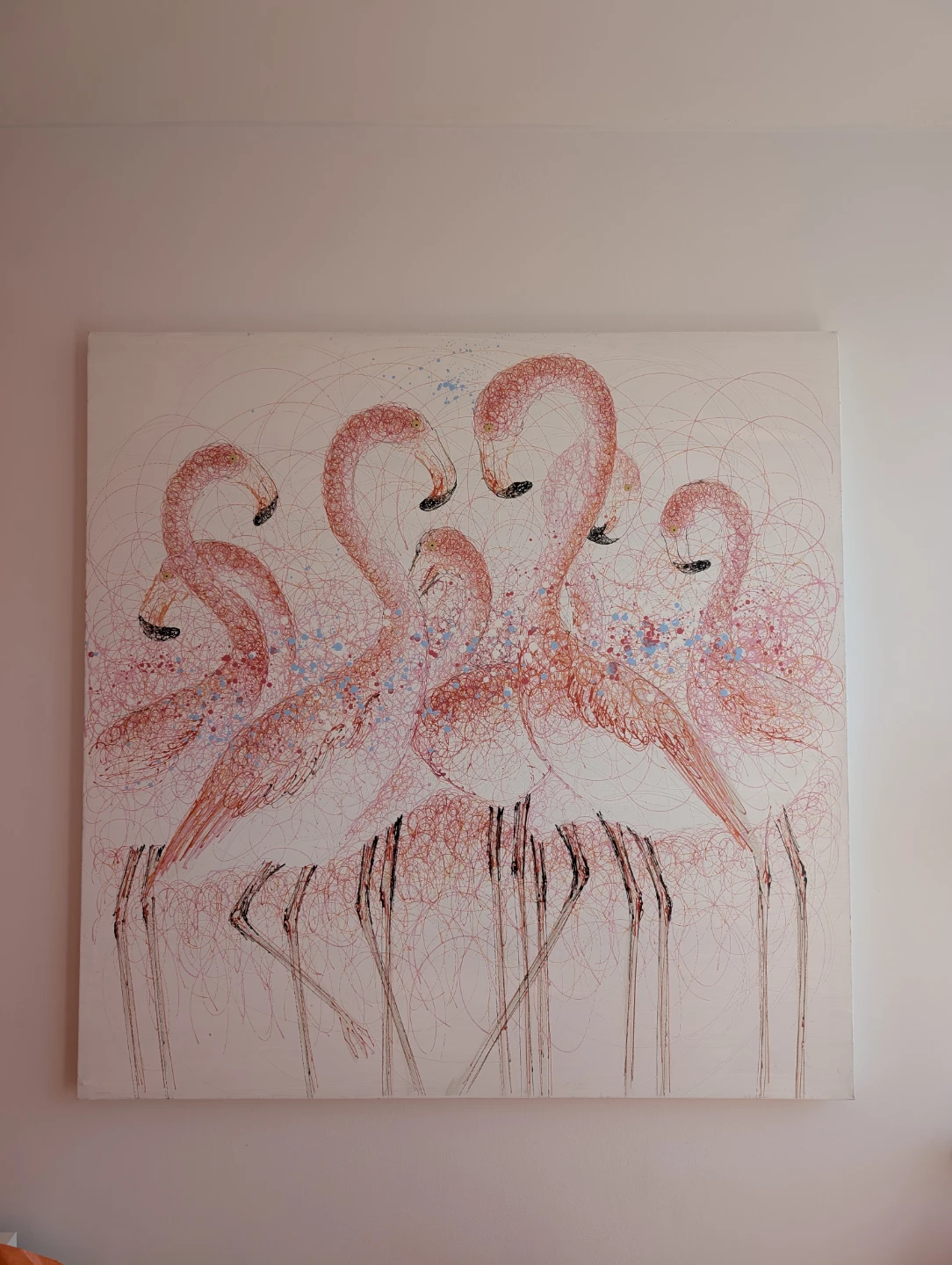 Flamingo Painting