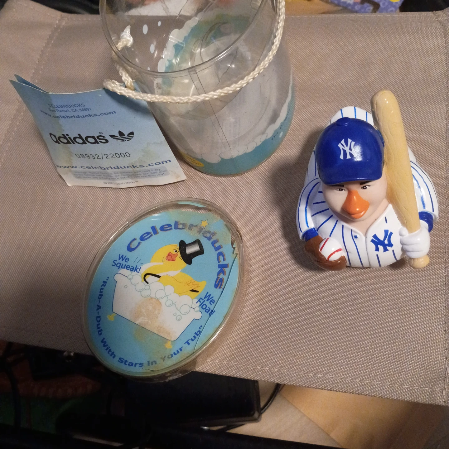 CelebriDucks Babe Ruth Rubber Ducky