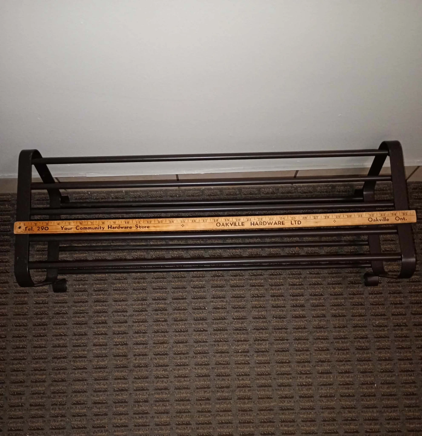 Black Metal Shoe Rack - photo 3
