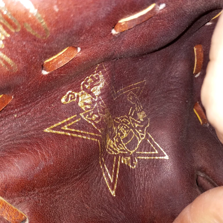 Brown Leather Baseball Glove ⚽ - photo 3