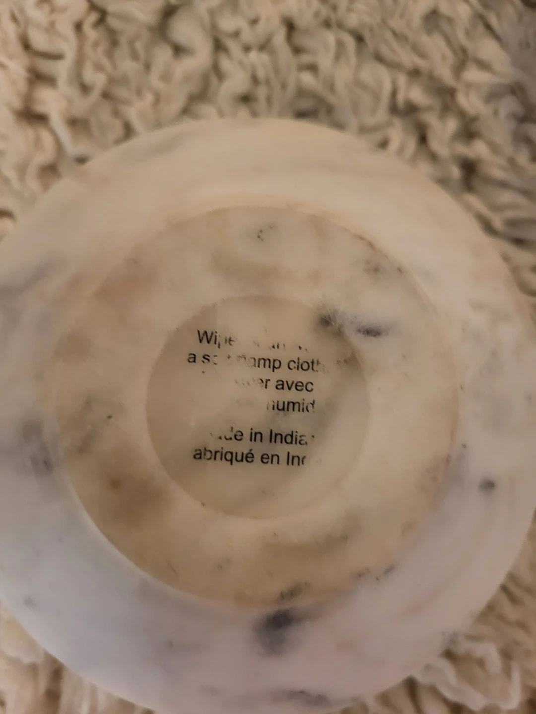 ⚽️ HOMESENSE Marble Mortar and Pestle - photo 2