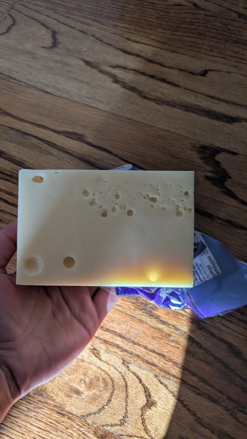Block of Swiss Cheese