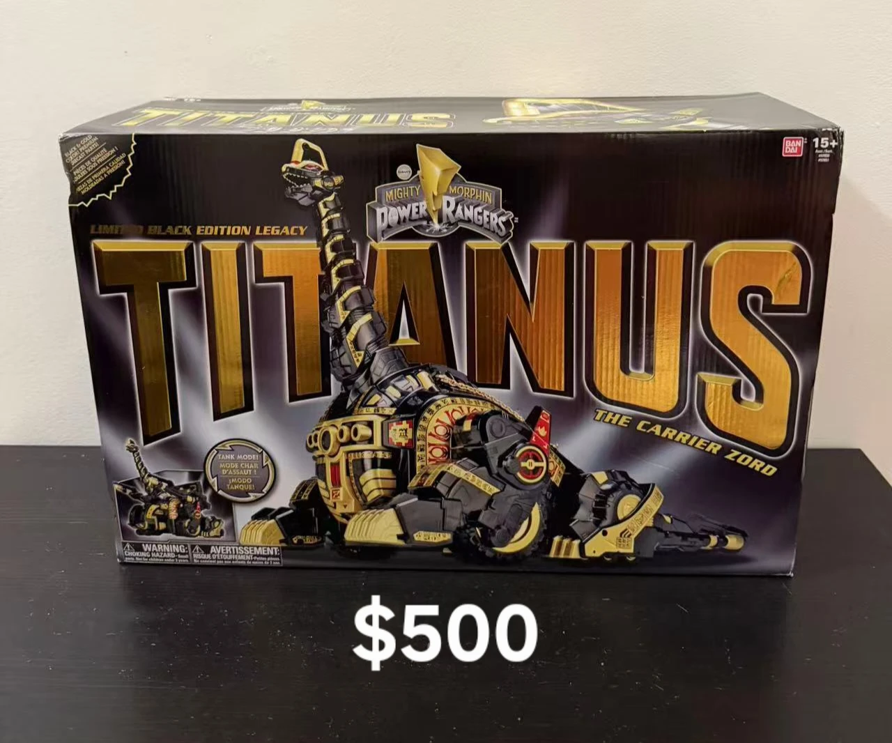 Power Rangers Titanus Limited Black Edition Legacy Ultrazord