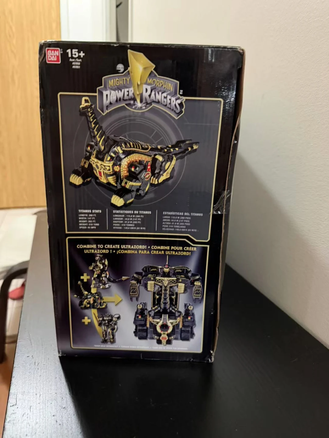 Power Rangers Titanus Limited Black Edition Legacy Ultrazord - photo 3