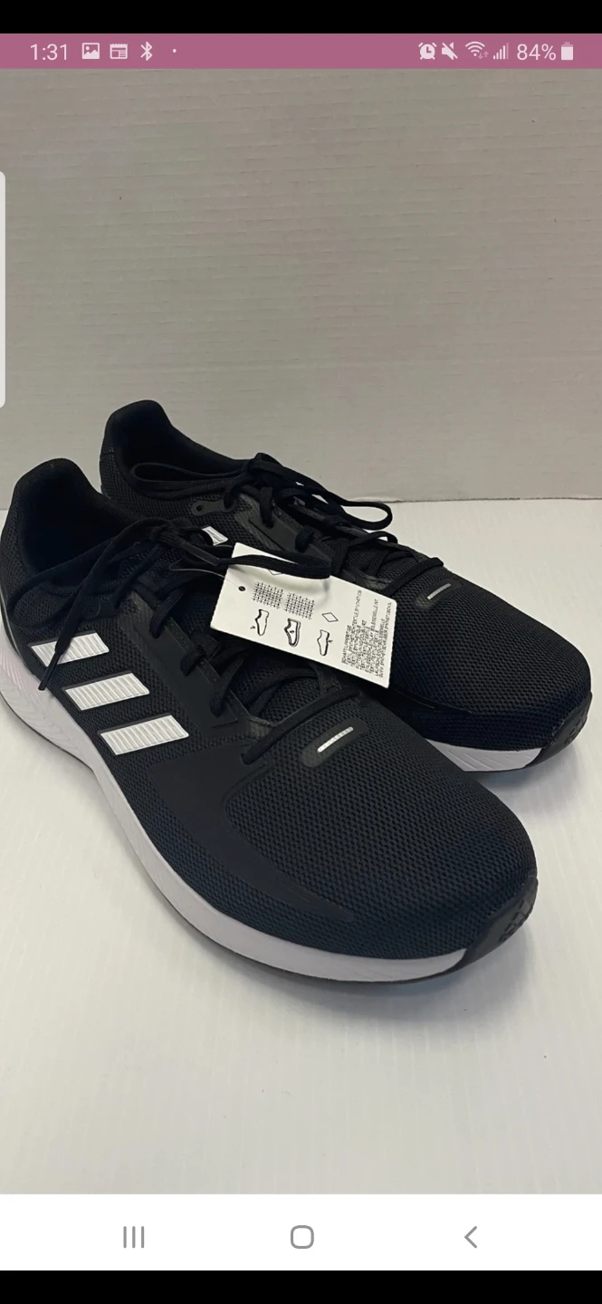 Adidas Runfalcon 2.0 Running Shoes - Black - Size 12 - photo 5