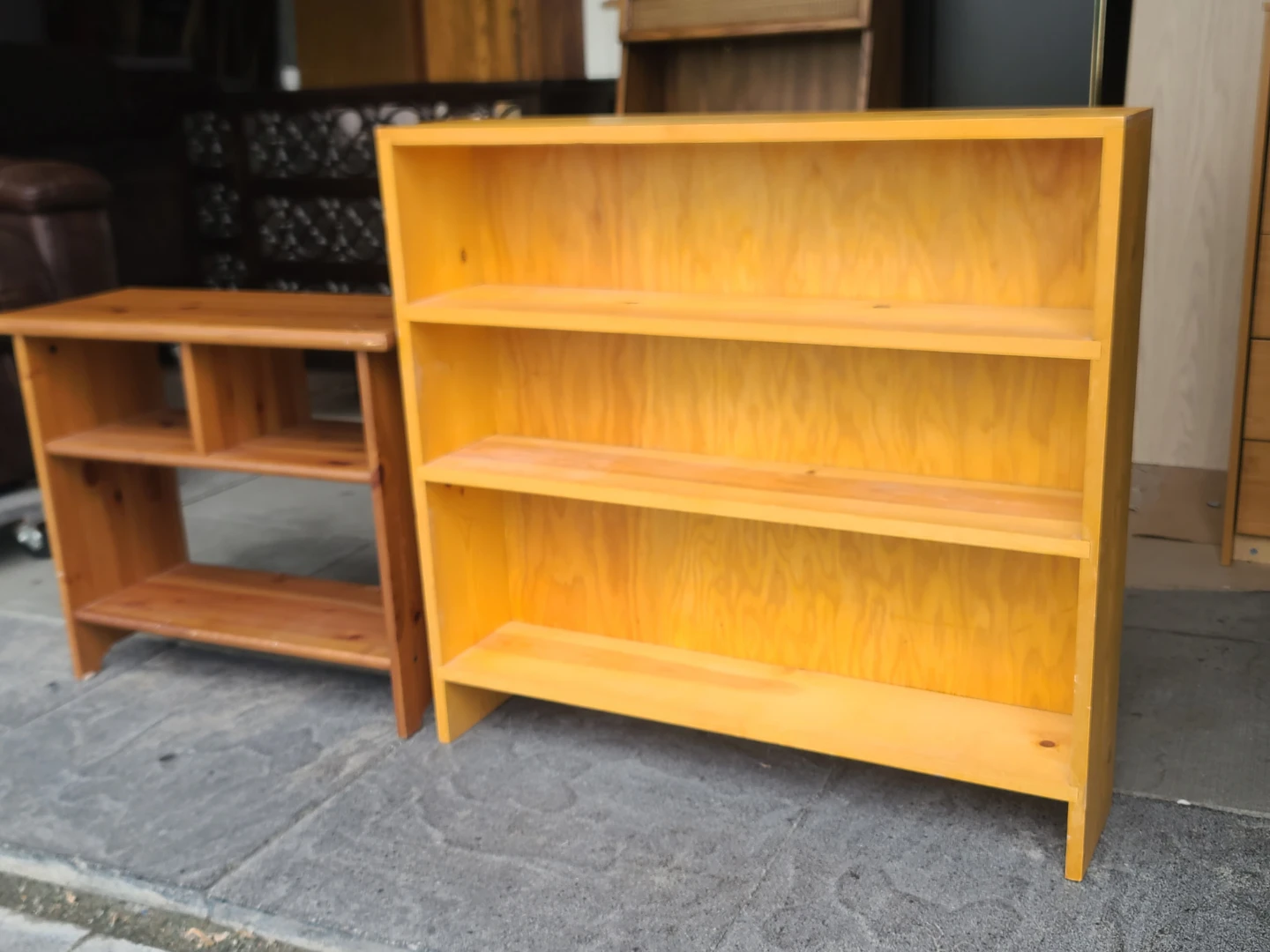 Wooden Bookshelf and Storage Unit - photo 2