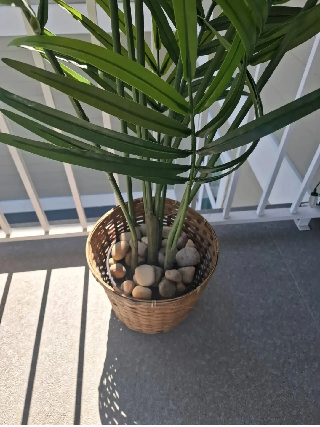 Pair of Tall Artficial Palm Plants - photo 3