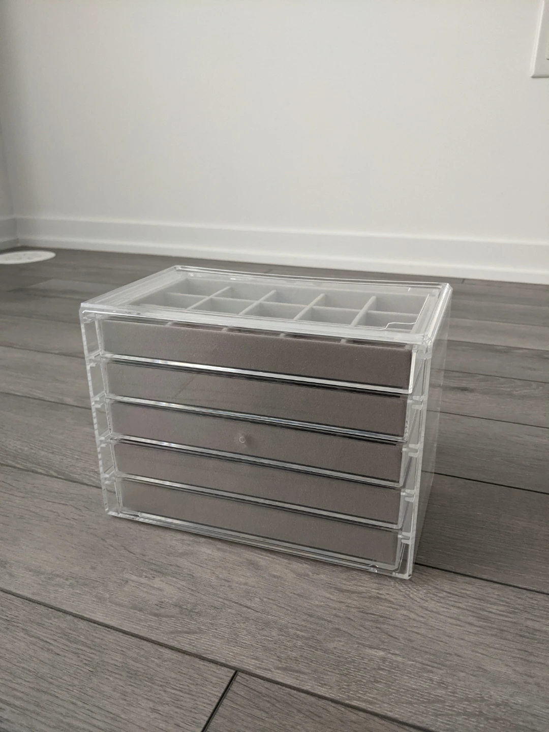 Clear Acrylic Jewelry Organizer with Drawers - photo 3